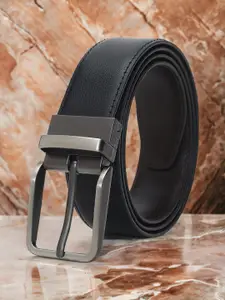 CRUSSET Men Synthetic Leather Reversible Formal Belt