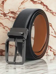 CRUSSET Men Leather Reversible Formal Belt