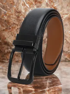 CRUSSET Men Leather Reversible Formal Belt