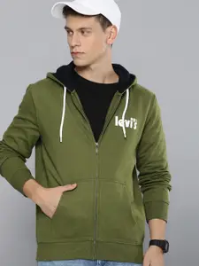Levis Brand Logo Printed Hooded Sweatshirt