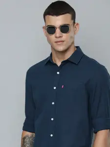 Levis Slim Fit Solid Pure Cotton Casual Shirt