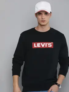 Levis Pure Cotton Brand Logo Printed Casual Sweatshirt