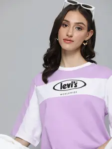 Levis Colourblocked Pure Cotton T-shirt