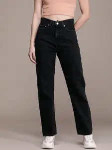 Calvin Klein Jeans Women Pure Cotton Straight Fit Jeans