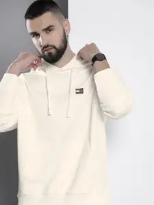 Tommy Hilfiger Pure Cotton Solid Hooded Sweatshirt