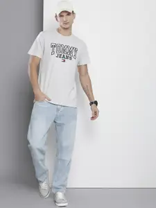 Tommy Hilfiger Brand Logo Printed Pure Cotton T-shirt