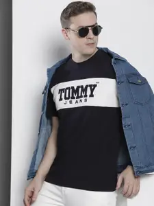 Tommy Hilfiger Slim Fit Brand Logo Printed Casual T-shirt