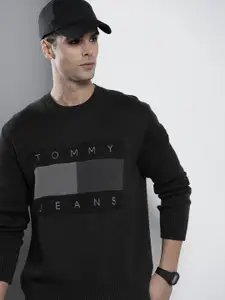 Tommy Hilfiger Pure Cotton Brand Logo Embroidered Sweatshirt