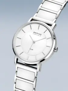 BERING Solar Women Stainless Steel Straps Analogue Solar Watch 19535-754