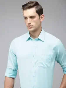 Park Avenue Men Solid Pure Cotton Formal Shirt