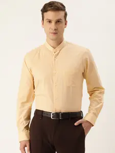 Peter England Slim Fit Checked Formal Shirt