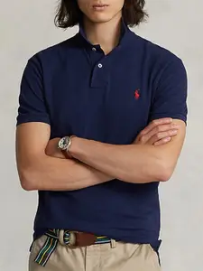 Polo Ralph Lauren Polo Collar Slim-Fit Cotton T-Shirt
