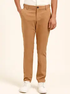 Andamen Men Ultra Slim Fit Cotton Trousers