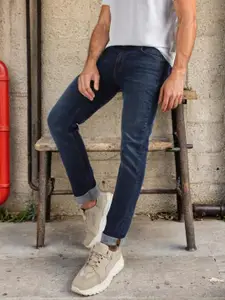 Lee Men Slim Fit Mid-Rise Cotton Stretchable Jeans