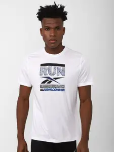 Reebok Printed SS Graphic Pure Cotton Speed Wick Tshirt