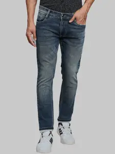 Parx Men Skinny Fit Mid-Rise Heavy Fade Jeans