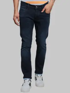 Parx Men Blue Skinny Fit Low-Rise Clean Look Light Fade Jeans