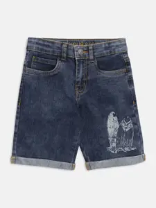 TALES & STORIES Boys Cotton Denim Shorts