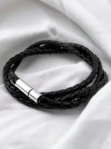 MYKI Men Stainless Steel Multistrand Bracelet