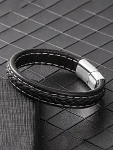 MYKI Men Stainless Steel Wraparound Bracelet