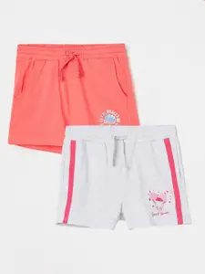 Fame Forever by Lifestyle Girls Pack Of 2 Mid Raise Pure Cotton Shorts