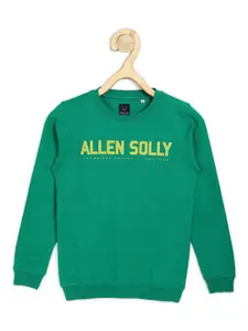 Allen Solly Junior Boys Green Sweatshirt