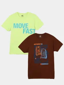 Fame Forever by Lifestyle Boys Pack Of 2 Printed Cotton Casual T-Shirts