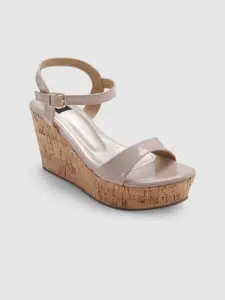 Sole To Soul Wedge Heels With Buckles