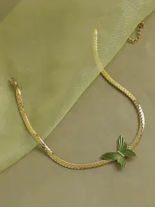 SOHI Gold-Plated Necklace