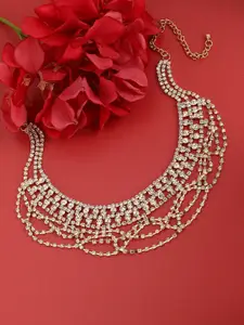 SOHI Gold-Plated Necklace