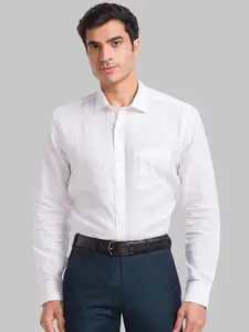 Park Avenue Slim Fit Opaque Pure Linen Formal Shirt