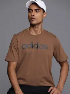 ADIDAS Printed Essentials Single Jersey Linear Embroidered T-shirt