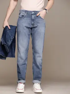 Calvin Klein Jeans Men Pure Cotton Straight Fit Heavy Fade Jeans