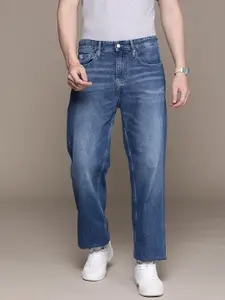 Calvin Klein Jeans Men Straight Fit Light Fade Pure Cotton Jeans