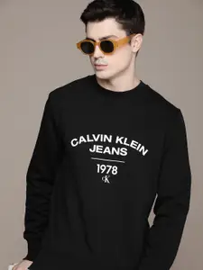 Calvin Klein Jeans Brand Logo Printed Casual Sweatshirt