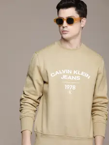 Calvin Klein Jeans Brand Logo Printed Casual Sweatshirt