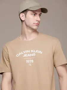 Calvin Klein Jeans Pure Cotton Brand Logo Printed T-shirt