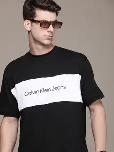 Calvin Klein Jeans Colourblocked Pure Cotton Boxy T-shirt