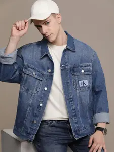 Calvin Klein Jeans Pure Cotton Solid Regular Denim Jacket
