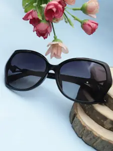 MARC LOUIS Women Polarised and UV Protected Lens Square Sunglasses