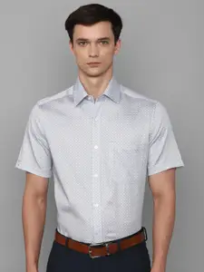 Louis Philippe Men Slim Fit Printed Pure Cotton Formal Shirt
