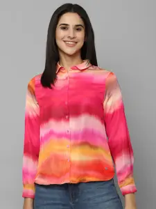 Allen Solly Woman Abstract Printed Casual Shirt