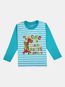 V-Mart Boys Typography Printed Cotton Casual T-Shirt