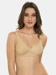 Tweens Cotton Bra Full Coverage Seamless Cups Lightly Padded-TLW-313-BG