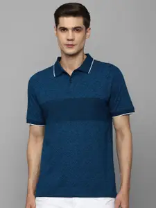 Allen Solly Sport Ethnic Motifs Printed Polo Collar Pure Cotton T-Shirt
