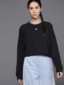 ADIDAS Loose Fit Power Cover-Up Sweatshirt