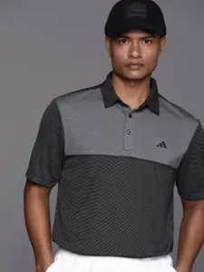 ADIDAS Men Core Colourblocked Polo Collar Golf T-shirt