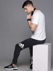 ADIDAS Men Essentials Single Jersey Tapered Badge Sports Joggers