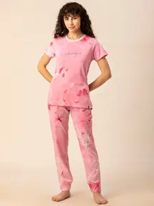TITTLI Tie and Dye Pure Cotton Night suit