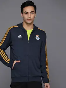 ADIDAS Real Madrid DNA Full-Zip Football Hooded Sweatshirt